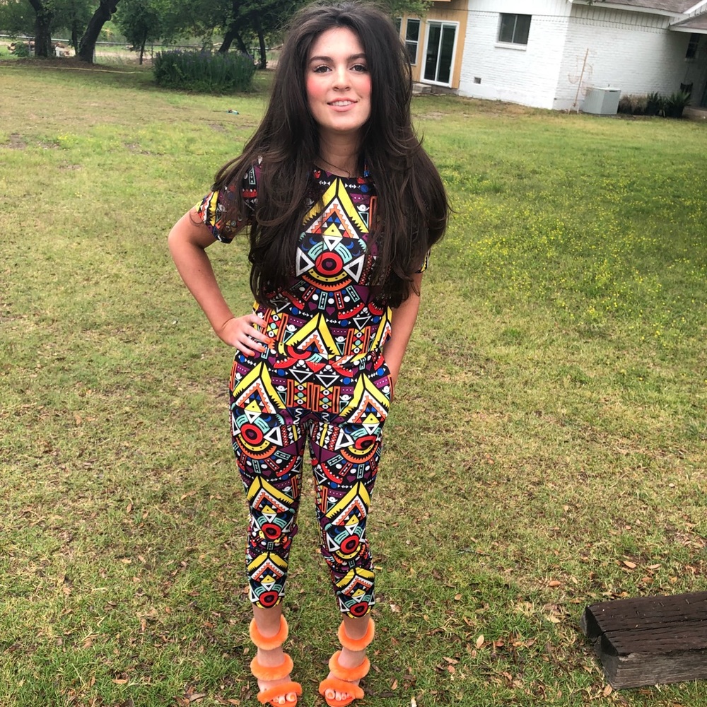 Colorful pants n shirt